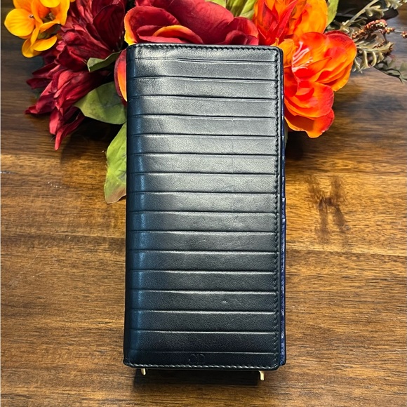 Authentic Christian Dior Homme Long Bi-fold Wallet - Picture 1 of 13